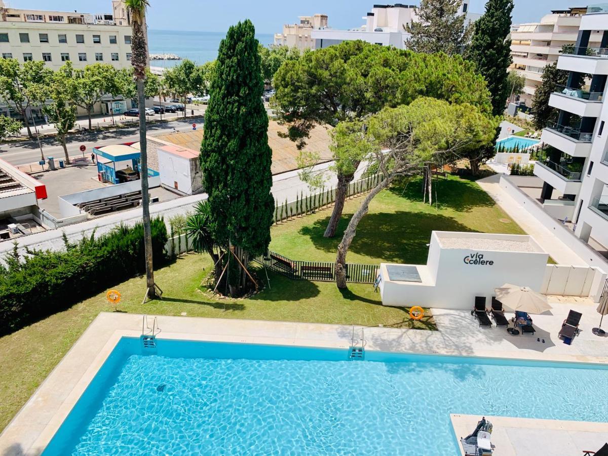 Sea View Luxury New Apartment Marbella Port المظهر الخارجي الصورة